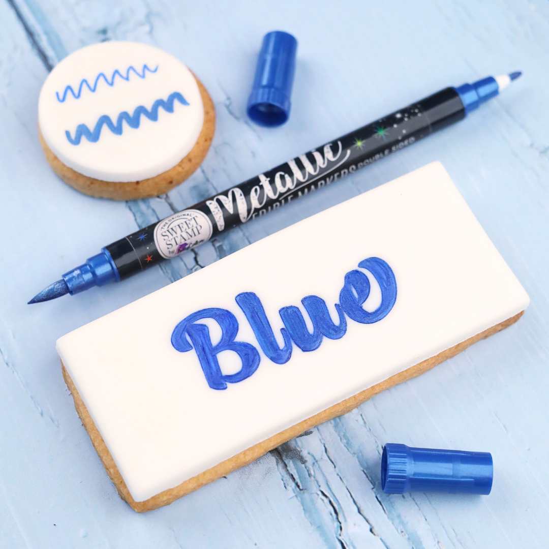 Sweet Stamp - Metallic Blue Edible Marker