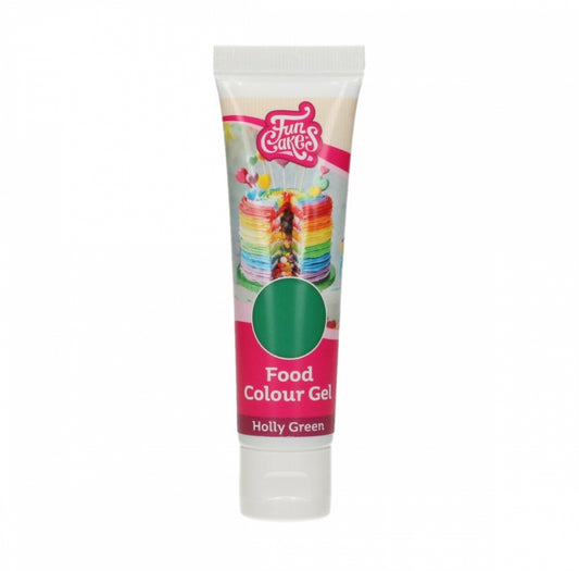 Fun Cakes Food Colour Gel 30g - Holly Green