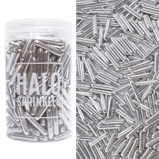 Halo Sprinkles - High Shine Silver Rods