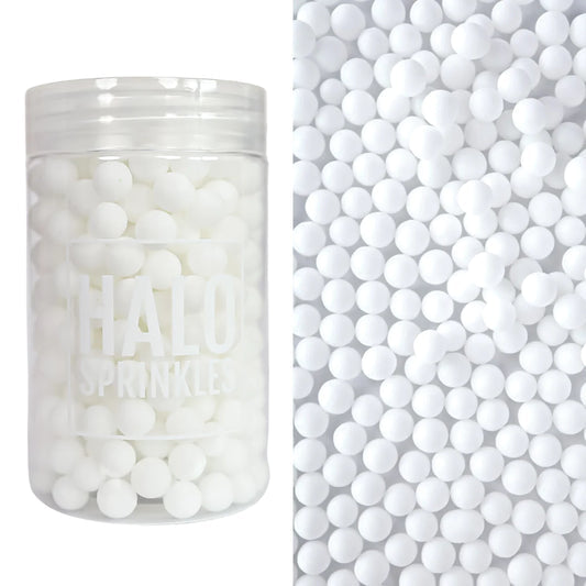 Halo Sprinkles - Small White Sugar pearls