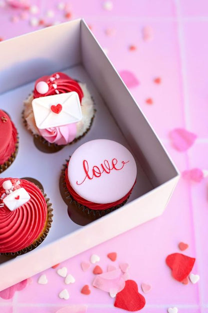 Valentines Day Cupcakes - Box of 6