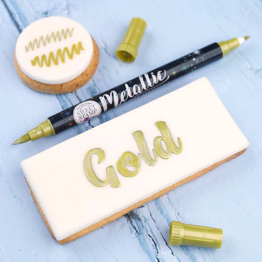 Sweet Stamp - Metallic Gold Edible Marker