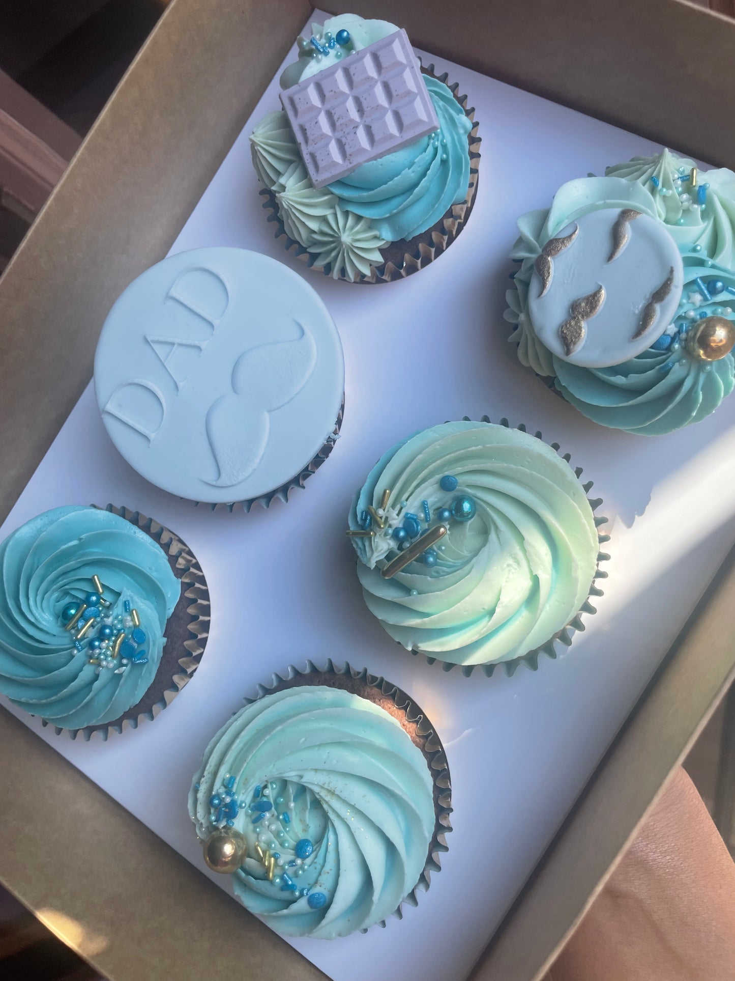 Father's Day Cupcakes - Box of 6