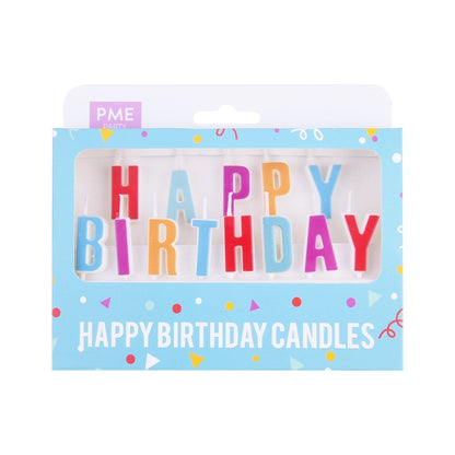 PME Happy Birthday Letter Candles