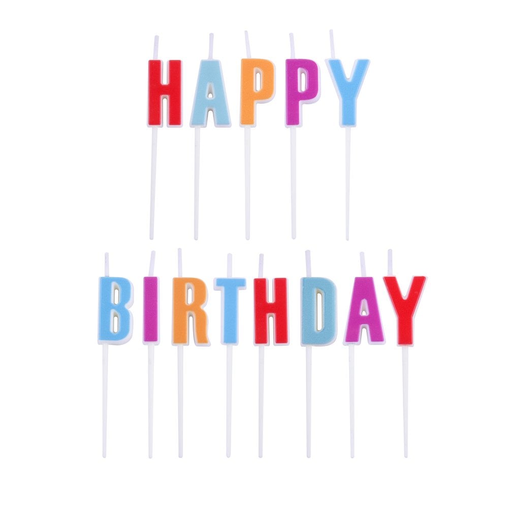 PME Happy Birthday Letter Candles