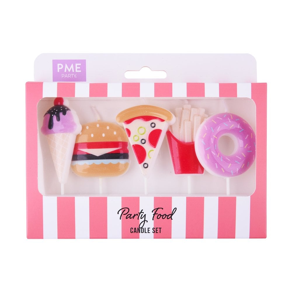 PME Party Food Candles - Set of 5