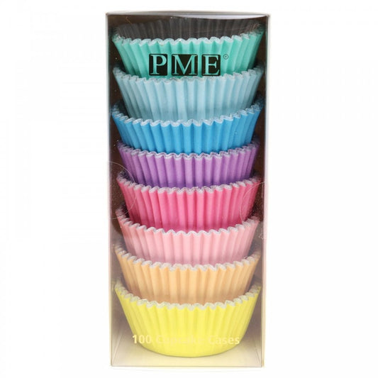 PME Pastel Foil-Lined Cupcake Cases x 100