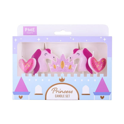 PME Princess Candles - Set of 5