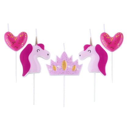 PME Princess Candles - Set of 5