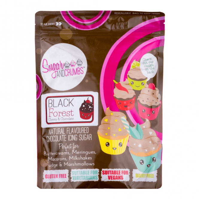 SUGAR & CRUMBS Black Forest Natural Icing Sugar 500g