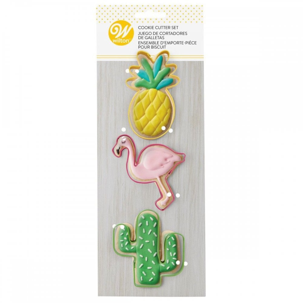 WILTON Tropical Cookie Cutters - Set of 3