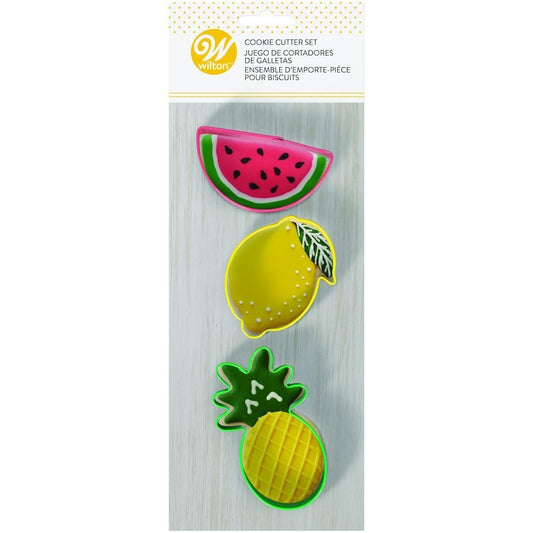 WILTON Fruit Cookie Cutter Set Of 3