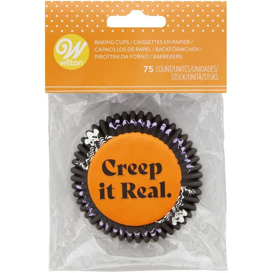 WILTON Creep It Real Baking Cases x 75