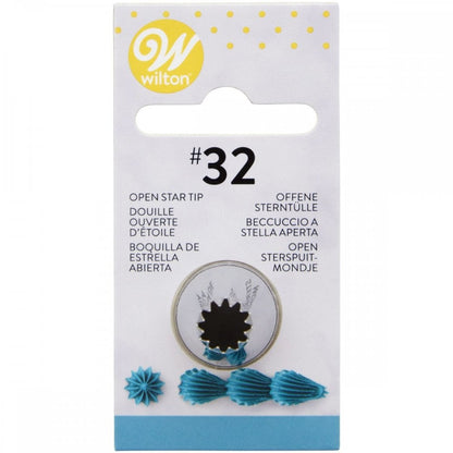 WILTON Open Star Decorating Tip #032