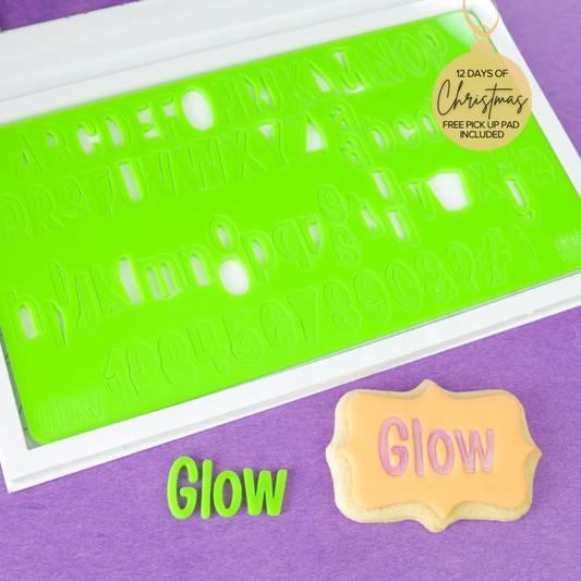 Sweet Stamp - Glow set - Uppercase, Lowercase, Numbers & Symbols