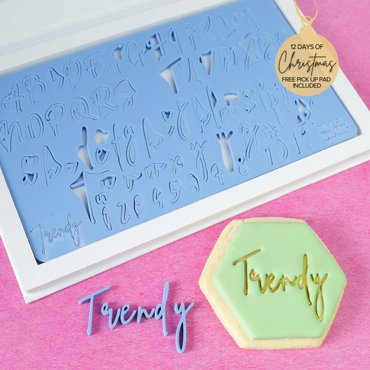 Sweet Stamp - Trendy set - Uppercase, Lowercase, Numbers & Symbols