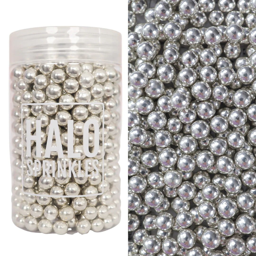 Halo Sprinkles Luxury Blends - Silver Balls 6mm