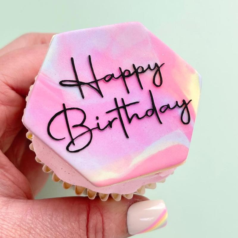 Sweet Stamp - Wish Upon a Cupcake - Happy Birthday