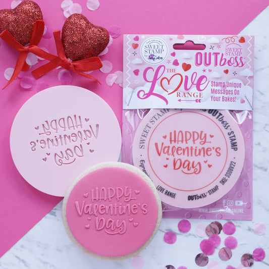 Sweet Stamp - Out Boss - Fun Happy Valentines Day