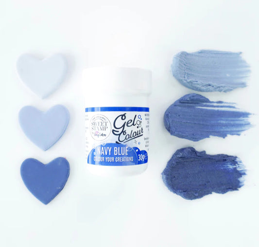 Sweet Stamp Gel Colour 30g - Navy Blue