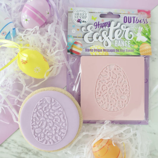 Sweet Stamp - Out Boss - Easter Leopard Easter Egg