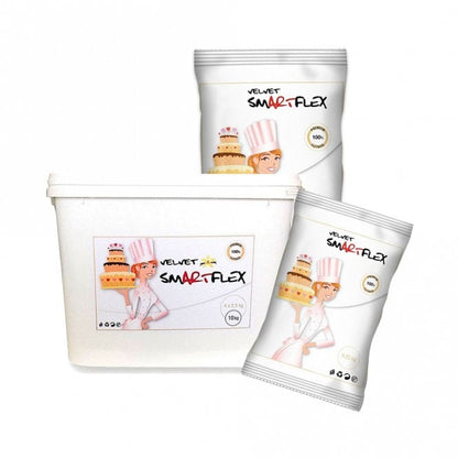 SmartFlex White Velvet - Vanilla flavour - Sugarpaste Fondant Icing