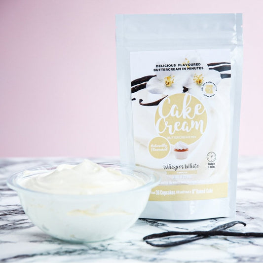 Whisper White - Vanilla Cake Cream 400g - Sugar Sisters