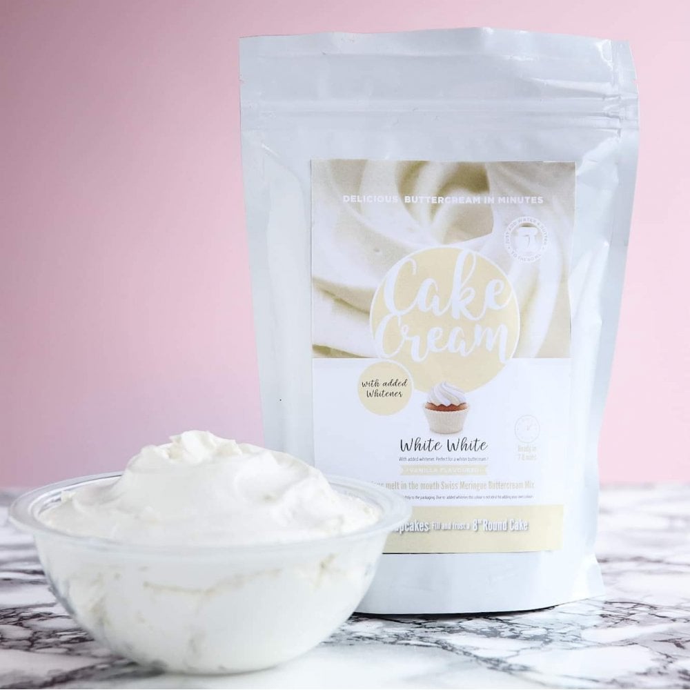 White White - Vanilla Cake Cream 400g - Sugar Sisters